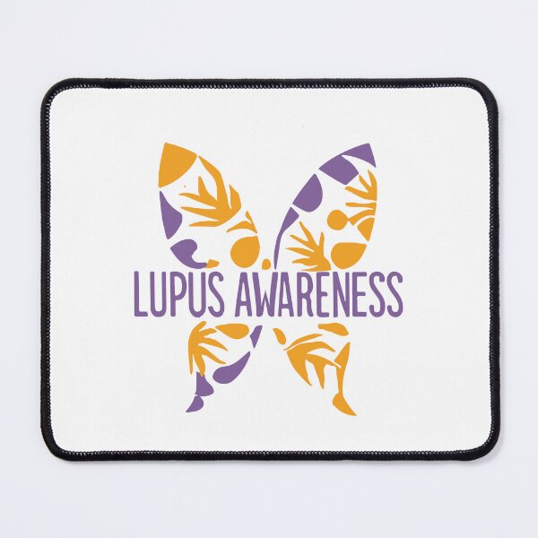 Item preview, Beautiful Wings. Serious Cause. #LupusAwareness designed and sold by EloEloPrints.