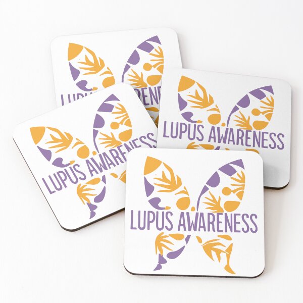 Item preview, Beautiful Wings. Serious Cause. #LupusAwareness designed and sold by EloEloPrints.