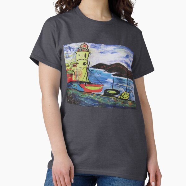 Item preview, Karl’s Boats in the South of France designed and sold by scarvesgifts.