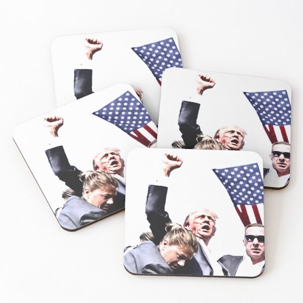 Item preview, Donald Trump after an assassination attempt designed and sold by Lefteris Betsis.