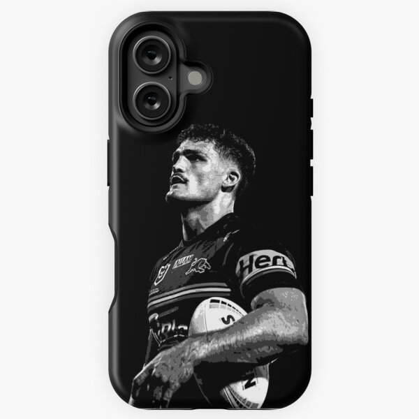 Item preview, Nathan Cleary Panthers NRL black and white posterised designed and sold by sarahhelizz.