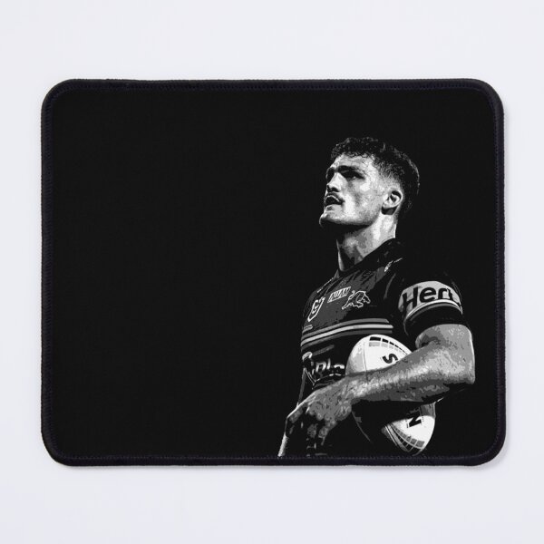 Item preview, Nathan Cleary Panthers NRL black and white posterised designed and sold by sarahhelizz.