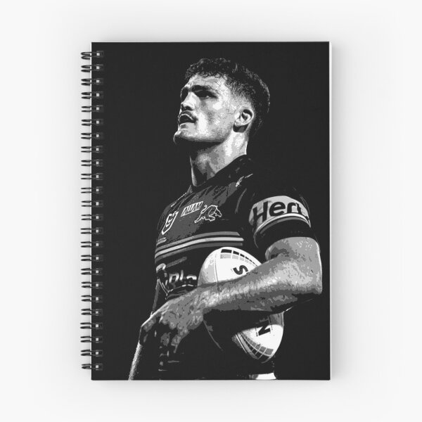 Item preview, Nathan Cleary Panthers NRL black and white posterised designed and sold by sarahhelizz.