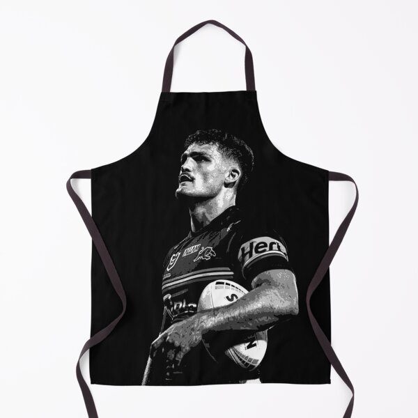 Item preview, Nathan Cleary Panthers NRL black and white posterised designed and sold by sarahhelizz.