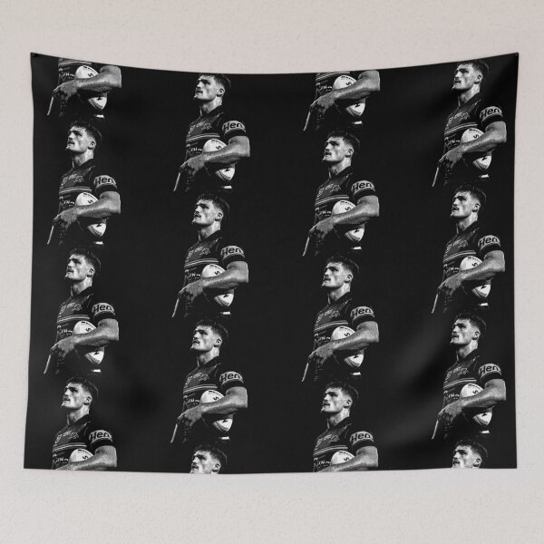 Item preview, Nathan Cleary Panthers NRL black and white posterised designed and sold by sarahhelizz.