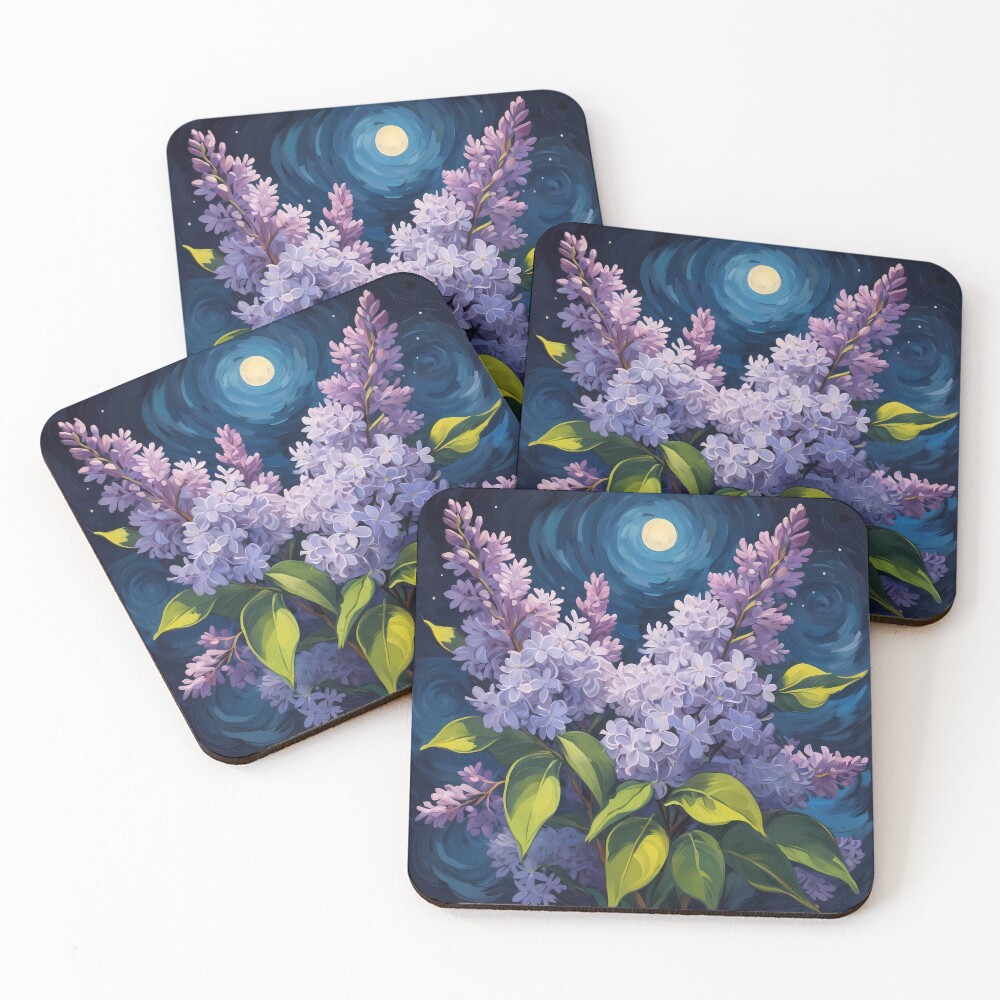 Aperçu de l'œuvre Dessous de verre (lot de 4) créée et vendue par MastersInColor.