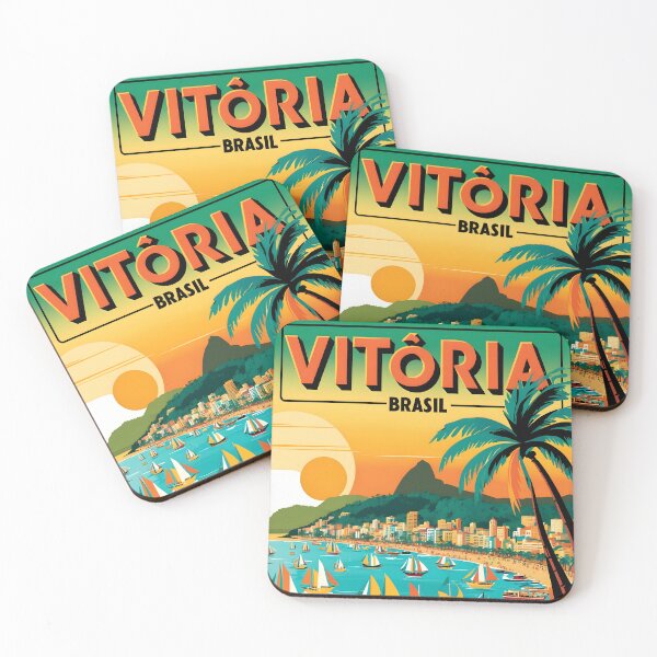 Item preview, Vitoria Brazil Vintage Travel Tourism  designed and sold by TravelersGems.