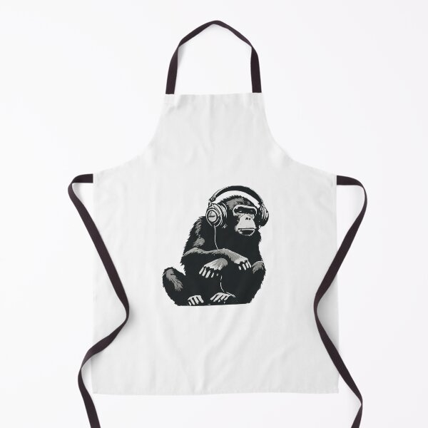 Item preview, Banksy DJ Monkey Thinker with Headphones designed and sold by hamishby.