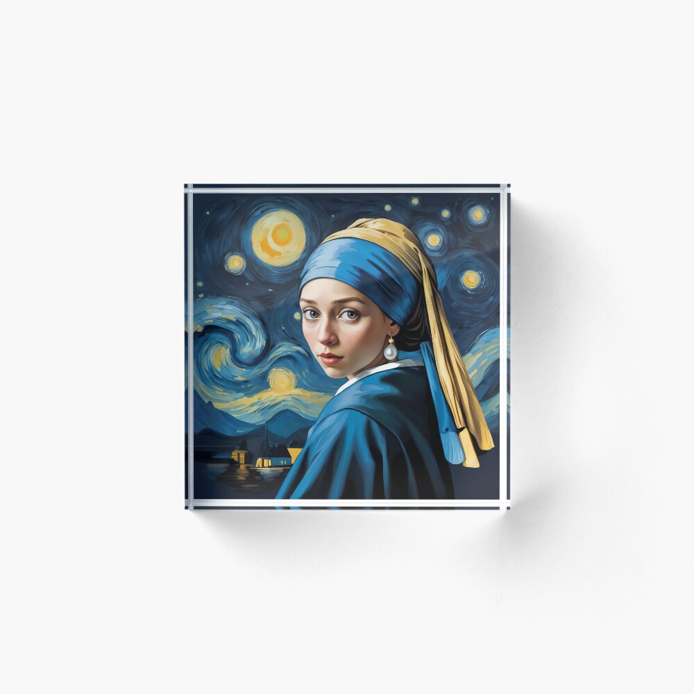 Vista previa del artículo con la obra «Bloque acrílico», diseñado y vendido por MastersInColor.