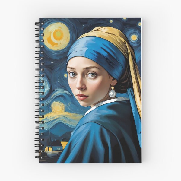Aperçu de l'œuvre Dutch Masters Starry Night Van Gogh Visions A-2 créée et vendue par MastersInColor.