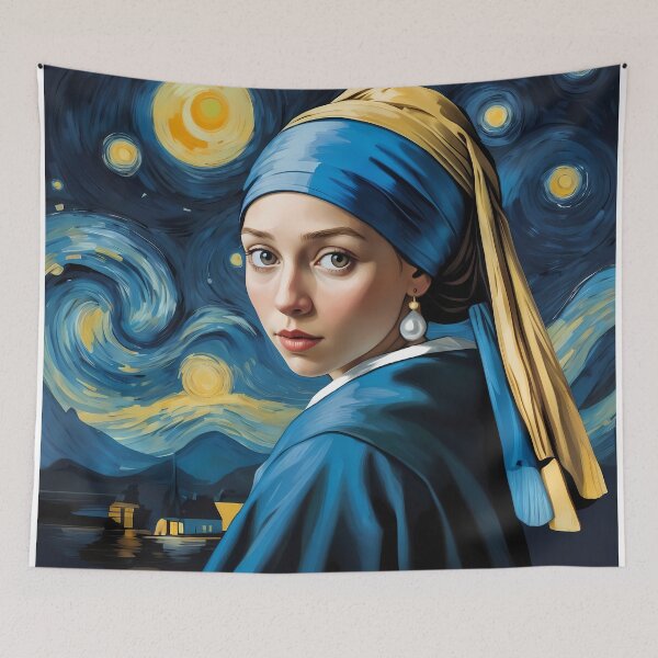 Item preview, Dutch Masters Starry Night Van Gogh Visions A-2 designed and sold by MastersInColor.
