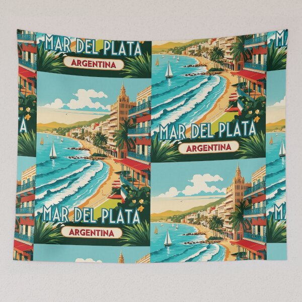 Item preview, Mar del Plata Argentina Vintage Travel Tourism  designed and sold by TravelersGems.
