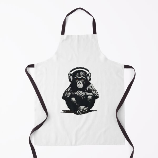 Item preview, Banksy DJ Monkey Thinker with Headphones designed and sold by hamishby.