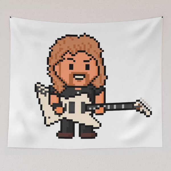 Item preview, Rock Battle American Metal Pixel Guitarist Yeeeeah designed and sold by gkillerb.