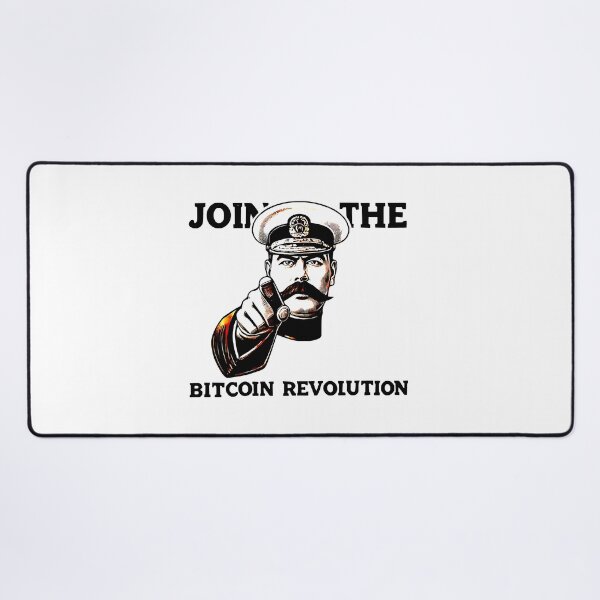 Item preview, Join the Bitcoin Revolution - BTC Cryptocurrency propaganda postsr designed and sold by NoCompetition.