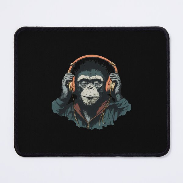 Item preview, Banksy DJ Monkey Thinker with Headphones designed and sold by hamishby.