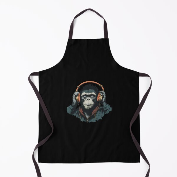 Item preview, Banksy DJ Monkey Thinker with Headphones designed and sold by hamishby.