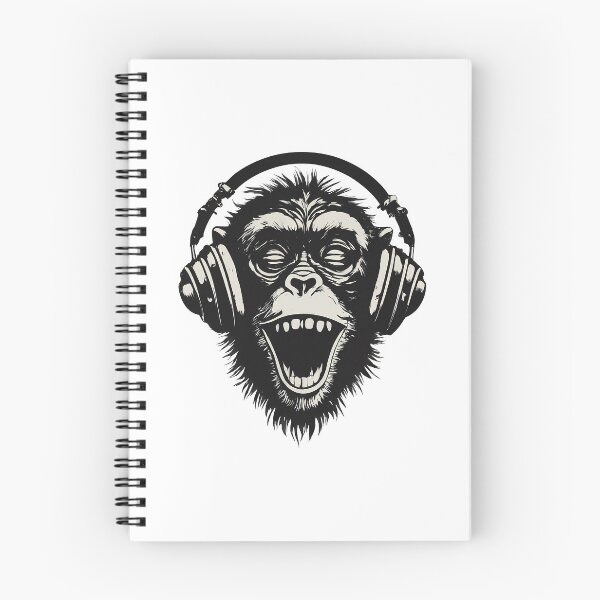 Item preview, Banksy DJ Monkey Thinker with Headphones designed and sold by hamishby.