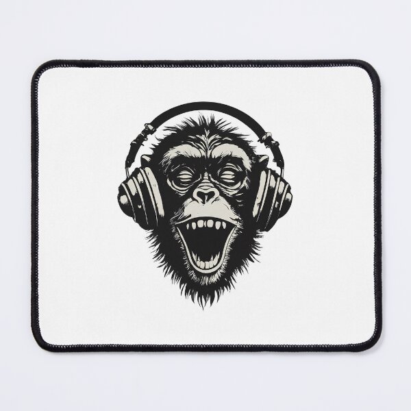 Item preview, Banksy DJ Monkey Thinker with Headphones designed and sold by hamishby.