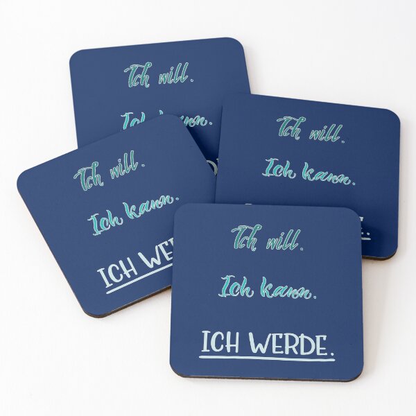 Artikelvorschau, Ich will. Ich kann. Ich werde. - Ozean grün entworfen und verkauft von shamrock-illus.