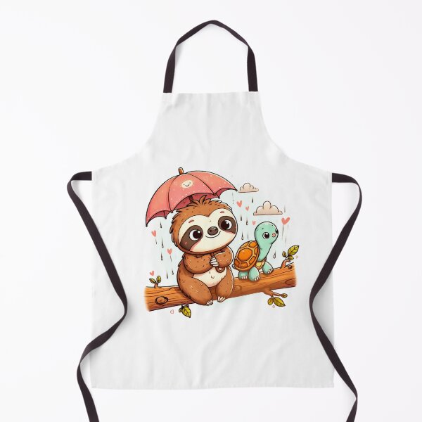 Item preview, Sloth And Turtle Under The Rain designed and sold by istoriadesign.