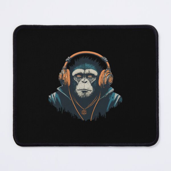 Item preview, Banksy DJ Monkey Thinker with Headphones designed and sold by hamishby.