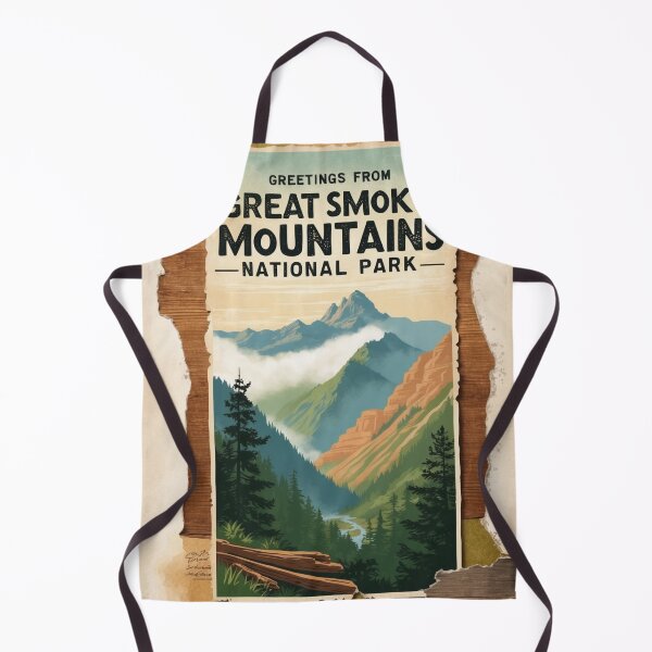 Item preview, Great Smoky Mountains National Park Postcard Vintage Retro Travel Vintage designed and sold by TravelPostcardGems.