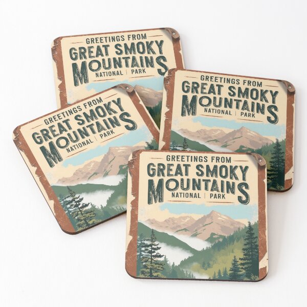 Item preview, Great Smoky Mountains National Park Postcard Vintage Retro Travel Vintage designed and sold by TravelPostcardGems.