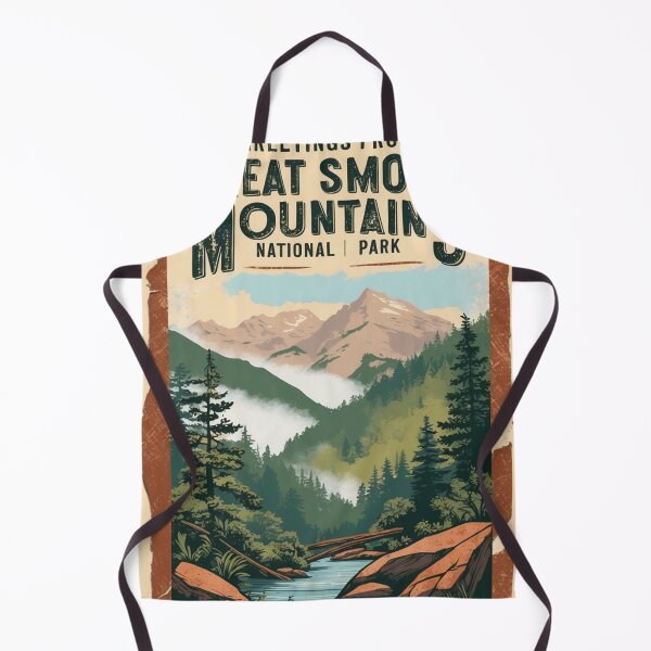 Item preview, Great Smoky Mountains National Park Postcard Vintage Retro Travel Vintage designed and sold by TravelPostcardGems.