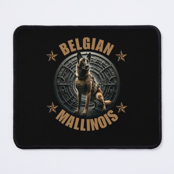 Item preview, Belgian Malinois Graphic T-Shirt, Unique Dog Lover Shirt, Military Dog Tshirt, Cool Dog Breed Design, Stylish Casual Tee designed and sold by SOBASTREAM.
