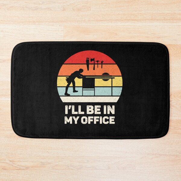 Item preview, Retro I'll Be in my Office Garage Vintage Funny Woodworking designed and sold by ZacharyBarnett.