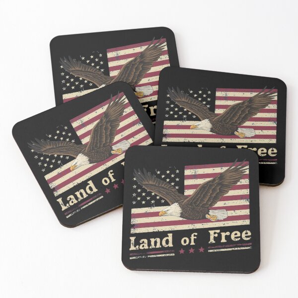 Item preview, Vintage Patriotic Eagle - Land of the Free designed and sold by AmziLife.