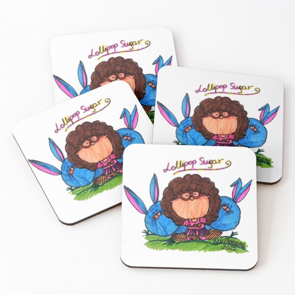 Item preview, Lolipop Sugar with Easter Bunnies - Whimsical and Cute Illustration designed and sold by MonanaPaveliani.