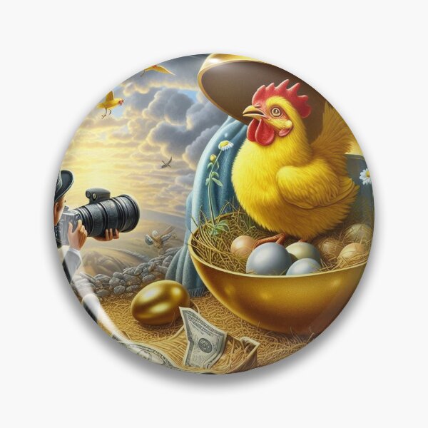 Item preview, The clever hen and her golden eggs: A surreal adventure on the Internet designed and sold by FotoworldEdel.
