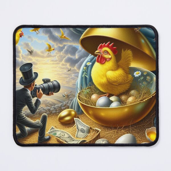 Item preview, The clever hen and her golden eggs: A surreal adventure on the Internet designed and sold by FotoworldEdel.