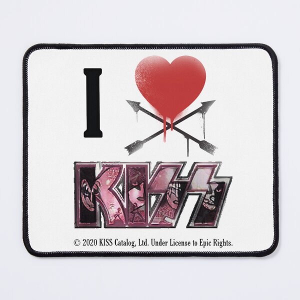 Item preview, I Love Kiss, gift for kiss fan, rock and roll designed and sold by Jessiecrow87.