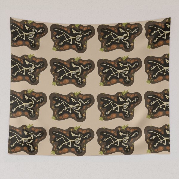 Item preview, fossil with plants designed and sold by PineConesShop.