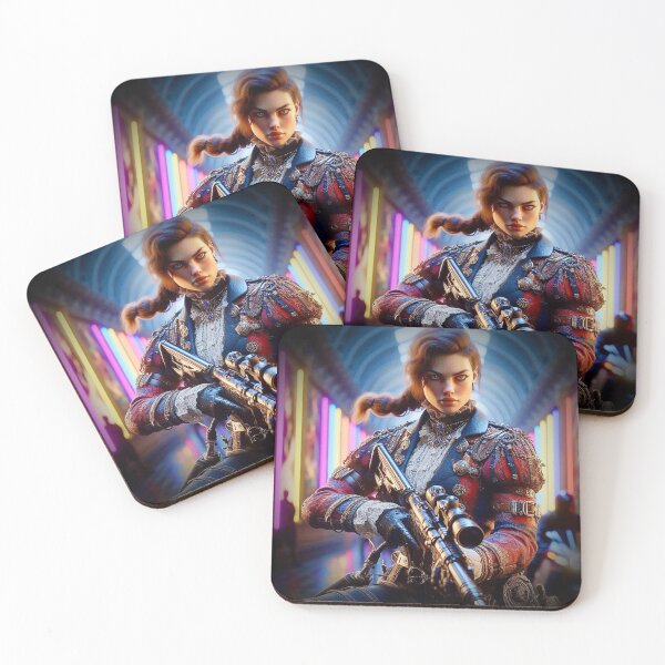 Item preview, Title: Regal Sniper in Neon Shadows - Ghost Archer Illusions designed and sold by Ghost Archer Illusions.