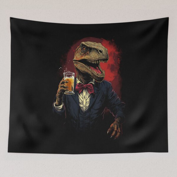 Item preview, T Rex Party Time designed and sold by mittie101.
