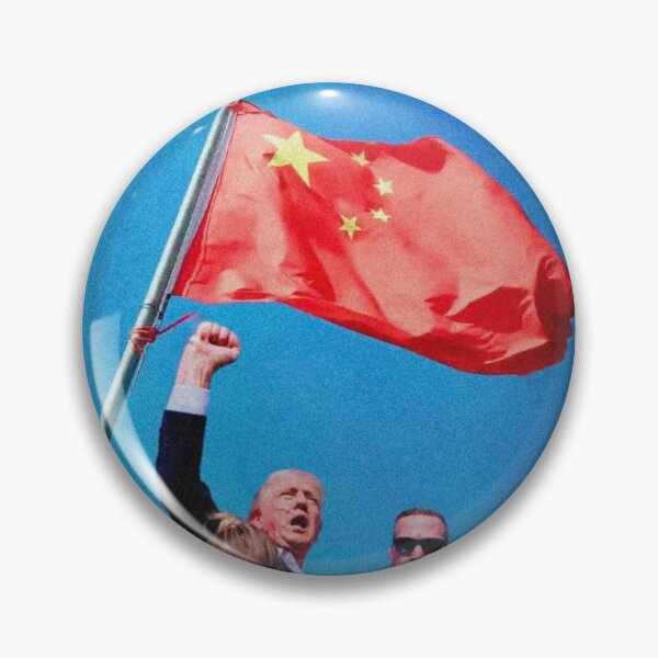 Item preview, Trump China flag fist  designed and sold by Chinacpshop1.