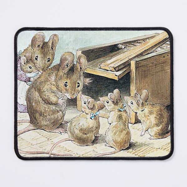 Item preview, Warning Baby Mice About Mouse Traps - The Tale of Two Bad Mice - Beatrix Potter designed and sold by forgottenbeauty.