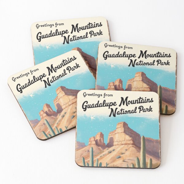Item preview, Guadalupe Mountains National Park Postcard Vintage Retro Travel Vintage designed and sold by TravelPostcardGems.