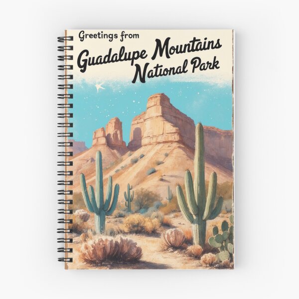 Item preview, Guadalupe Mountains National Park Postcard Vintage Retro Travel Vintage designed and sold by TravelPostcardGems.