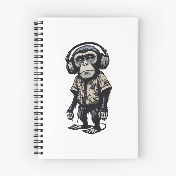 Item preview, Banksy DJ Monkey Thinker with Headphones designed and sold by hamishby.