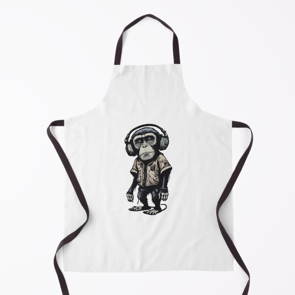 Item preview, Banksy DJ Monkey Thinker with Headphones designed and sold by hamishby.