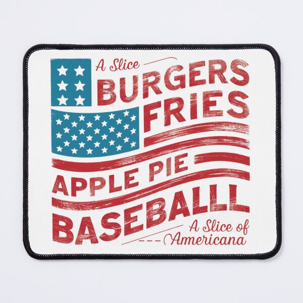 Item preview, Typographic American Food Culture Flag - A Slice of Americana designed and sold by AmziLife.