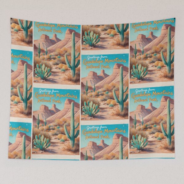 Item preview, Guadalupe Mountains National Park Postcard Vintage Retro Travel Vintage designed and sold by TravelPostcardGems.