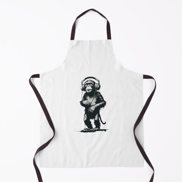 Item preview, Banksy DJ Monkey Thinker with Headphones designed and sold by hamishby.