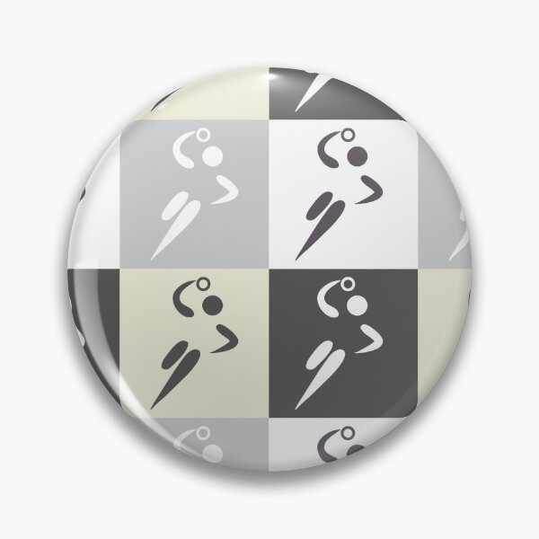 Item preview, Olympic Sports Series European Team Handball Classic Colored Art Grey designed and sold by Felipe G Studio.