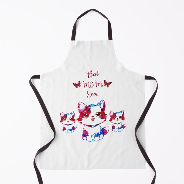 Aperçu de l'œuvre Colorful Cute Cat Best MOM Ever For MOM Cat Lover Cat owner créée et vendue par Creat-Des.